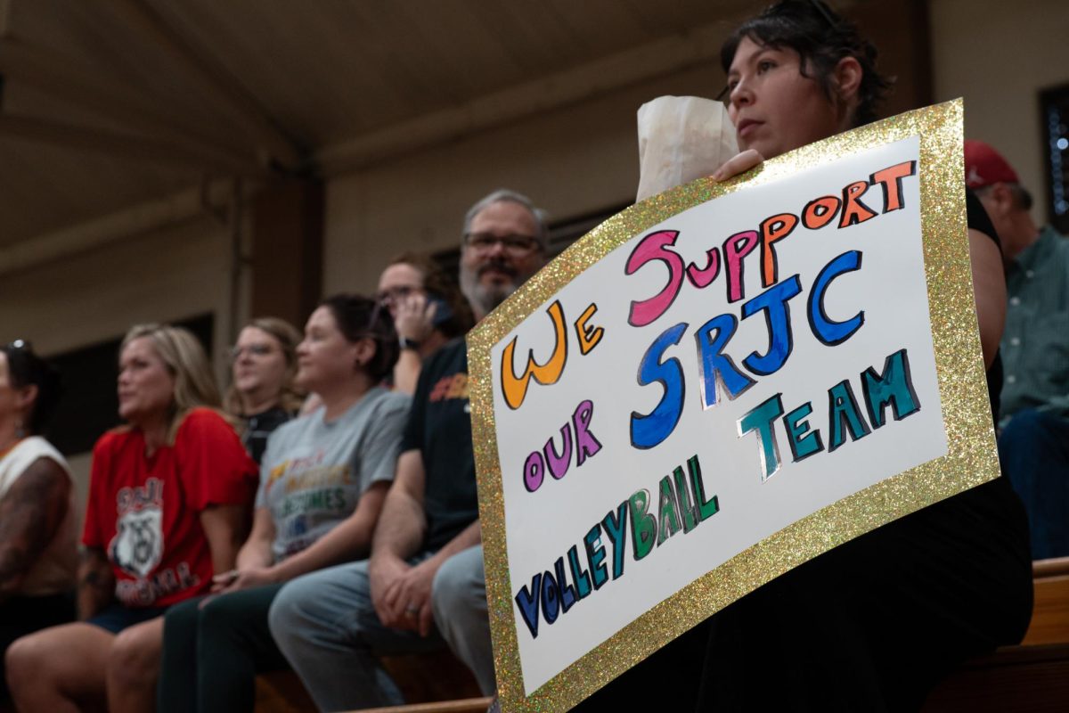 Community members showed up in support of the Santa Rosa Junior College women's volleyball team during their match against Hartnell College on Wednesday, Sept. 10, 2025.