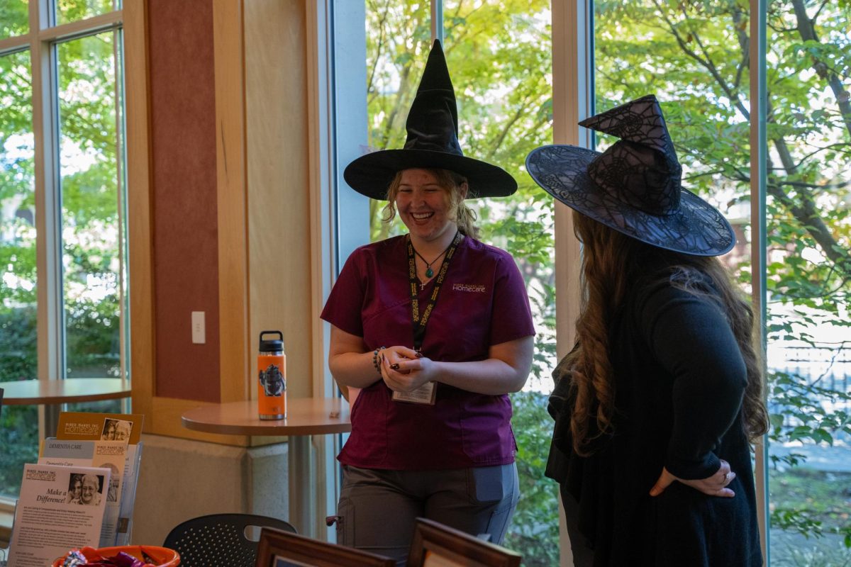 Hannah is one of many Santa Rosa Junior College pre-nursing students who use the skills they’ve learned at the college in their work at Hired Hands Homecare, an organization that provides care services to seniors and developmentally disabled groups throughout Sonoma County. 