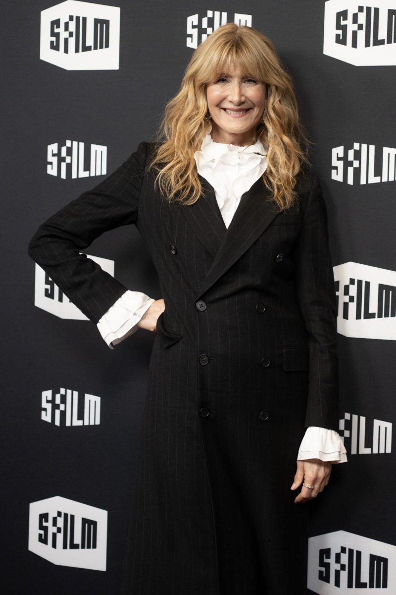 Three-time Academy Award nominee and Best Supporting Actress winner Laura Dern shines on the SFFILMS red carpet before guest hosting a screening of the SF Honors film award honoree “Is This Thing On?,” where she plays Tess, one of the film’s main roles, in San Francisco, Calif. Dec. 17. 