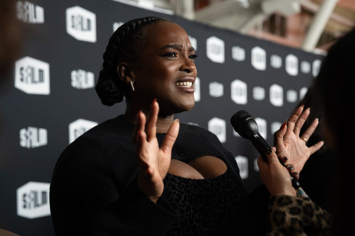 SFFILM honored Wunmi Mosaku with the George Gund III Award for Virtuosity for her exceptional performances in movies and TV shows like "Sinners," "Deadpool & Wolverine" and "Loki" Dec. 8, 2025 at the SFFILM Awards at the Fort Mason Center for Arts and Culture. 