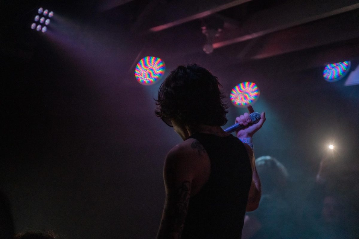 myspacemark takes it all in — the prismatic lights, the adoring crowd, the rush of performing for an audience that came to see him — Dec. 4, 2025 at the DNA Lounge in San Francisco.