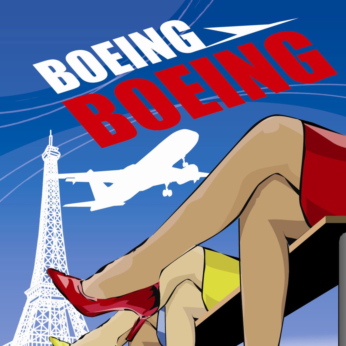 French farce "Boeing Boeing" lands at Burbank auditorium Friday, Feb. 27 to offer eight showings before departure, so move your seat backs and trays to the upright position and buckle your seatbelts!