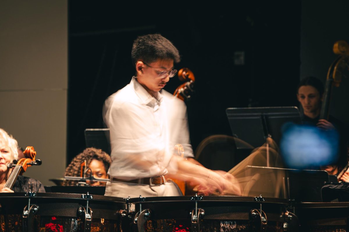 Nathra Kem performs his concerto at the Shining Stars Concert in Burbank Auditorium Dec. 12, 2025. 