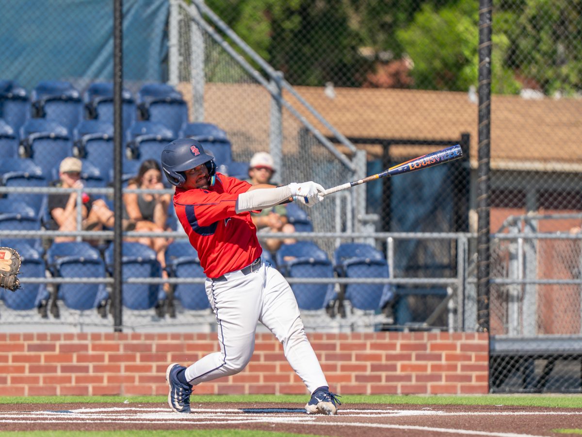 catcher Justice Brinson against American River College at home on Thursday, March 19, 2026.