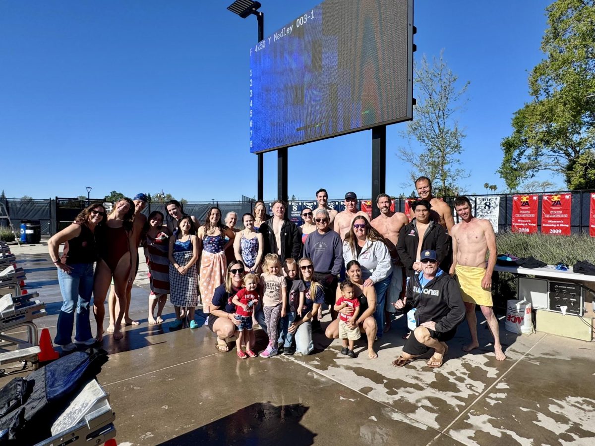 Alumni gather up for the annual swim meet Saturday, March. 14, at Quinn Swim Center 