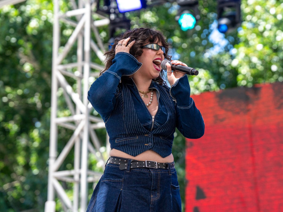 Alicia Creti performs on the HelloFresh Stage in Napa at BottleRock Napa Valley on Saturday, May 23, 2026.